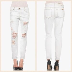 Joe’s Jeans Billie Ankle Cori Distressed Boyfriend Jeans Size 27